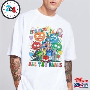 Halloween Inside Out 2 Its Okay To Feel All The Feels Balloons Shirt Classic